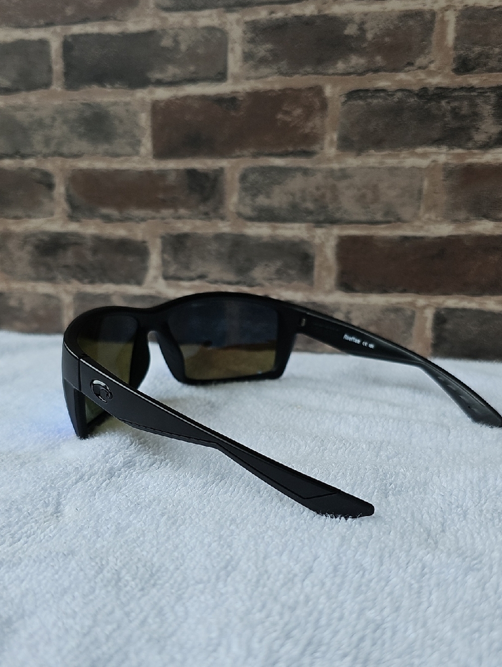 Costa Black Frame Sunglasses with Blue Mirrored Lenses - Picture 4 of 8